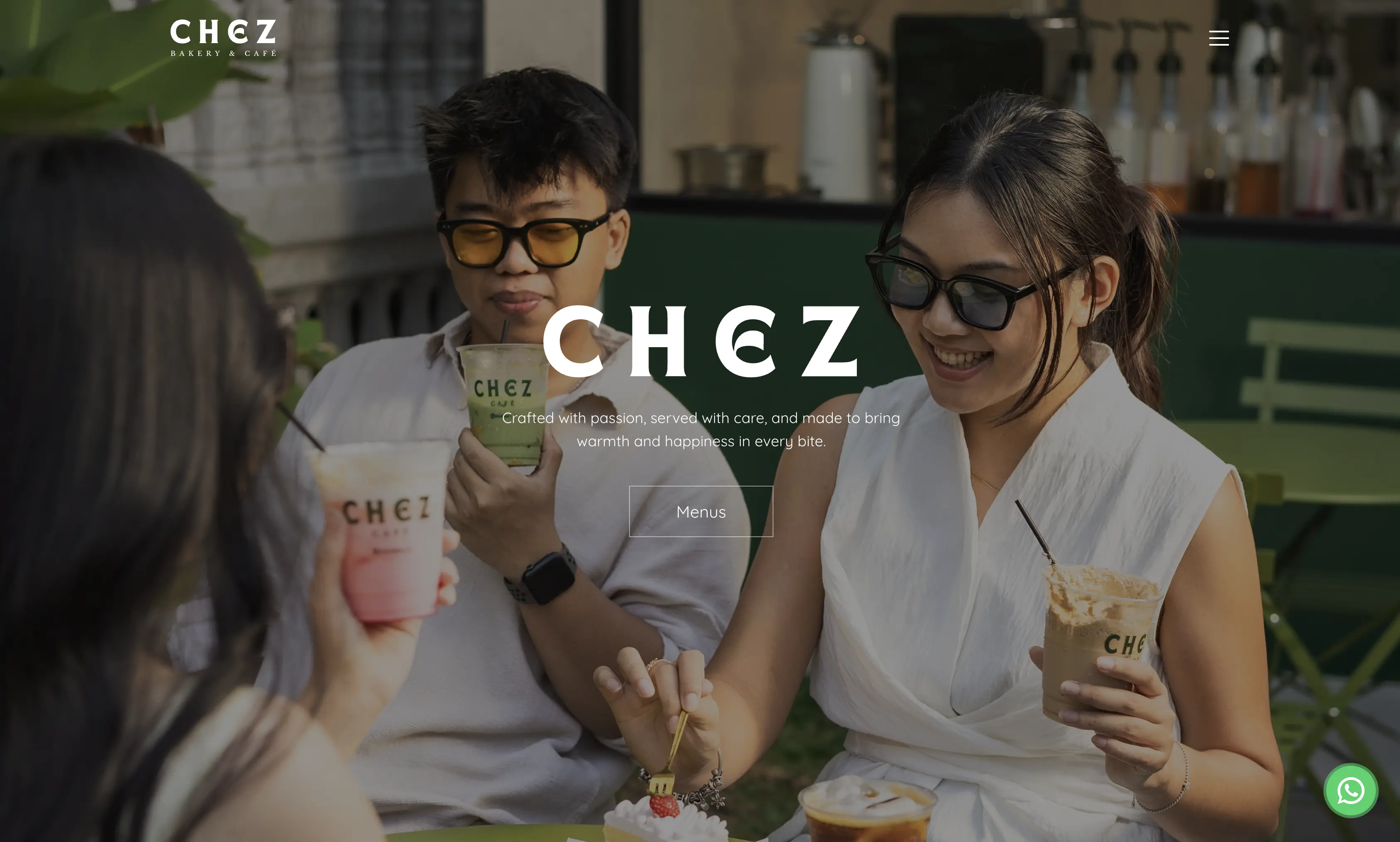 Aesthetic Landing Page for Bakery & Cafe