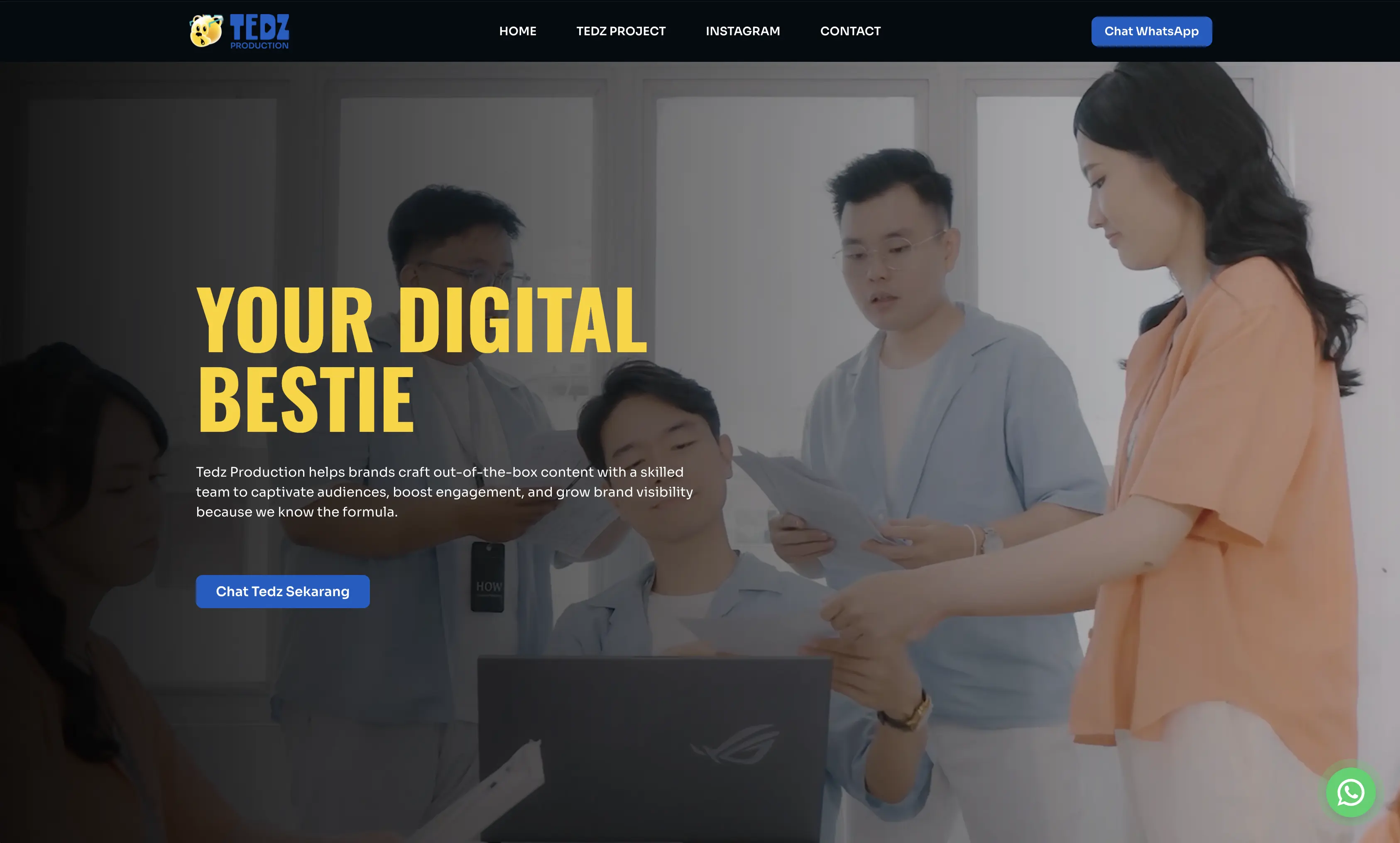 Creative Landing Page for Innovative Agencies